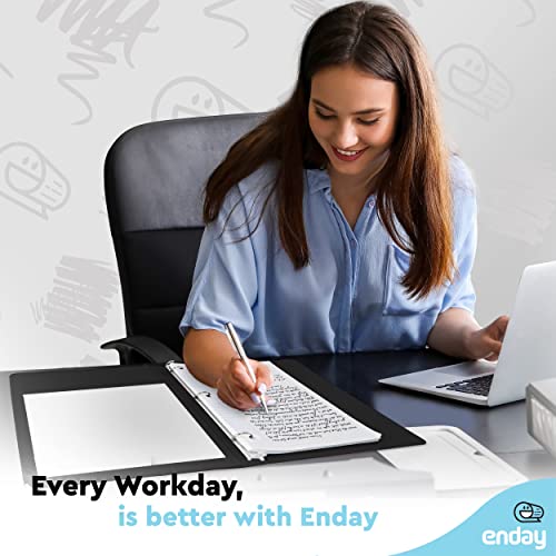 Enday 1 Inch Binder, Black 3 Ring Binder 1 Inch, Heavy Duty Three Ring Binder, 175 Sheets Capacity - One Inch Binder for Home School and Office. - color: Black, size: 1-Inch