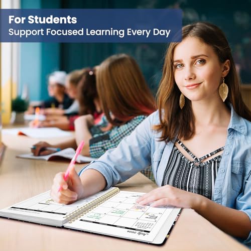 Planner 2026-2027, Academic Year Monthly and Weekly Calendar Planner, Jul 2026 - Jun 2027, Hardcover Teacher Student Planning Agenda book with Tabs, Perfect for School Office Supplies, 8.5" x 11" - Celestial - color: E-Celestial, size: (8.5"x11")a4
