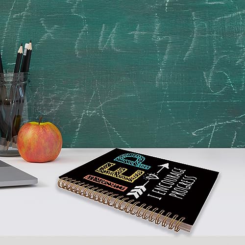 VNWEK Special Education Teacher Gifts,Teacher Notebook,IEP Teacher Gifts,IEP Teacher Must Haves,IEP I Encourage Progress,Special Education Teacher Spiral Notebook Journal 5.5x8.3 Inch - color: jsj-notebook-1