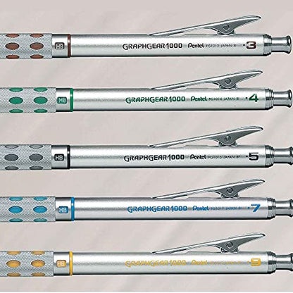 Pentel Graph Gear 1000 Mechanical Drafting Pencil 0.9mm Yellow (PG1019)