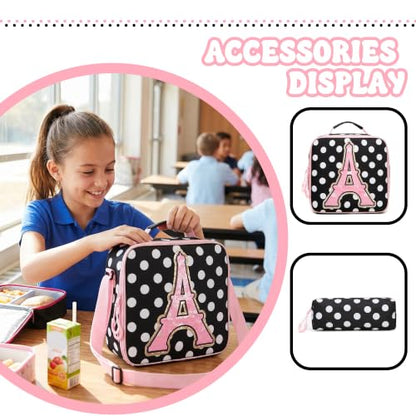 Meetbelify Rolling Backpack for Girls Boys Backpacks with Wheels Kids Carry on Luggage for Girls Boys - color: Black a