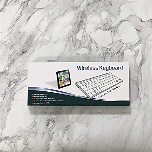 Wireless Arabic Keyboard, Minority Language Ultra Thin Lightweight Silent Bluetooth Keyboards for Laptop/PC/Tablet/Desktop/Smart TV (Arabic) - style: Arabic