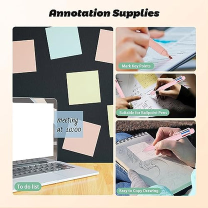 Bible Study Supplies,Christian Gifts for Women,Bible Accessories with Bible Highlighters,Multi Color Ballpoint Pen,Transparent Sticky Notes,Tabs and Christian Stickers,Annotation Supplies for Women