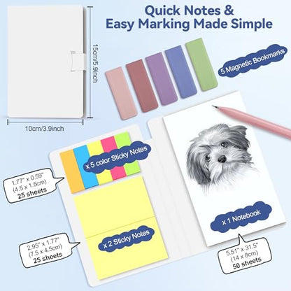 DazSpirit 61PCS Aesthetic College School Supplies Set with Cute Pencil Case | Pastel No Bleed Highlighters, Gel & Erasable Pens, Mechanical Pencils, Refills & Sticky Notes, Complete Stationery Kit - color: Blue