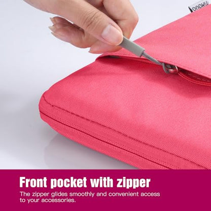 TiMOVO 9-11" Tablet Sleeve Bag, Rose Pink | Fit iPad 11" A16 2025 / 10.9"/10.2" / Air 11" 5/4 Gen / Galaxy Tab A9+/A11Plus 11", Fit Smart Keyboard - color: Rose Pink, size: 9-11 Inch