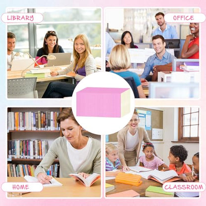 Handepo 100 Pack A5 Composition Notebooks Bulk 5"x8" Wide Ruled Pink Soft Cover Journals, 60 Pages Journals Bulk School Supplies for Students Classroom Office - color: Pink, size: A5