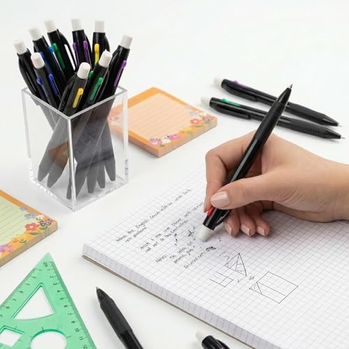 100-Pack Mechanical Pencil Eraser Refills - Erasers Refill White Available for Most Mechanical Pencil - Easy to Clean Without Scratching Paper