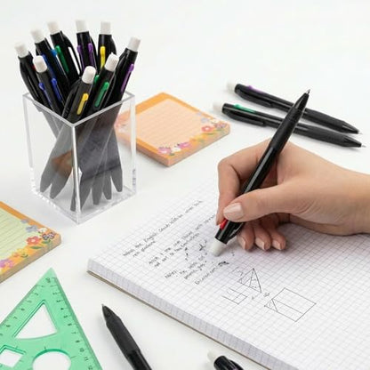 100-Pack Mechanical Pencil Eraser Refills - Erasers Refill White Available for Most Mechanical Pencil - Easy to Clean Without Scratching Paper