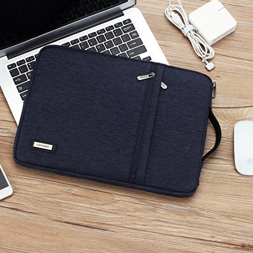 LONMEN 12.5-13 inch Laptop Sleeve Case Water-resistant Handle Bag for MacBook Pro Touch Bar/iPad Pro/Dell Latitude 7290/ASUS ZenBook 13 UX331UN/13.9" HUAWEI MateBook X Pro - color: Blue, size: 13 Inch