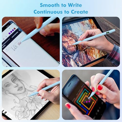 MoKo Universal Capacitive Stylus Pencil for Touch Screen, Blue - color: Blue
