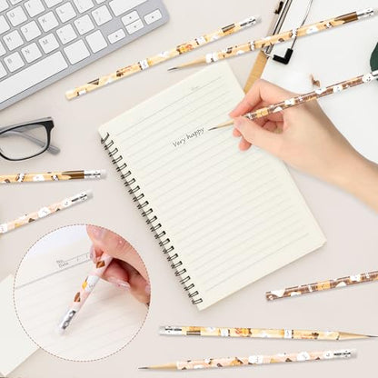 Xqumoi S’Mores Pencils with Eraser - S’More Love Fun #2 HB Pencils, Classroom Student Rewards Camping Back to School Office Supply Marshmallow Goodie Bag Fillers Stuffers Campfire Party Favors - style: Marshmallow