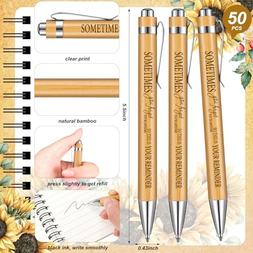 Yeaqee 100 Pcs Employee Appreciation Gifts Inspirational Gifts Set Mini Spiral Notebooks with Pen May You Be Proud of The Work You Do Motivational Thanks Gift for Staff Coworkers (Awesome) - style: Awesome