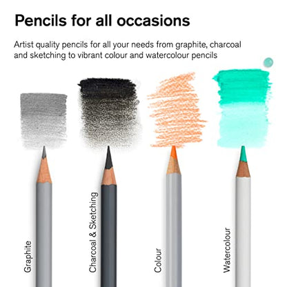 Winsor & Newton Studio Collection 아티스트 연필, 스케치 연필, 10개 세트 - style: 스케치 연필 10개