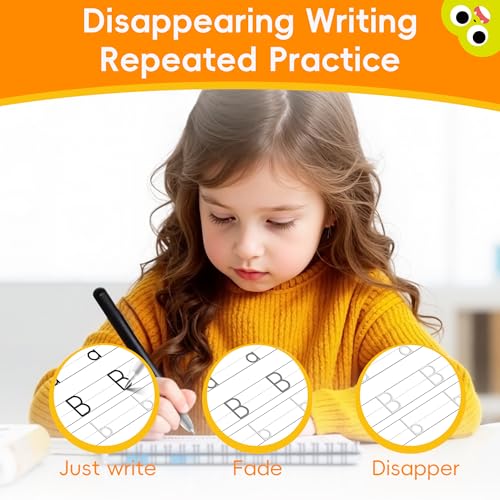 Large Magic Grooved Writing Practice for Kids 3-5, Grooved Writing Books Ages 6-8, Magic Book Handwriting Practice for Kids 5-7, Preschool Workbook Tracing Books for Boys & Girls - size: 1 Count (Pack of 1)