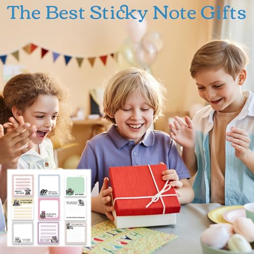 Raccoon Sticky Notes Gifts, 9 Pack Funny Raccoon Notepads 3x3 Inch, Funny Animals Self-Stick Memo Pads, Office School Supplies Gifts for Students Coworkers (450 Sheets) - style: Raccoon