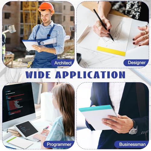 Jetec Small Graph Paper Notepad 5 x 8 Inch Mini Notebook Double Sided Memo Pads Back to School Supply Pocket Notepad Assorted Colors 50 Sheets Graph Paper Notebook(Grid(4x4),8 Pcs)