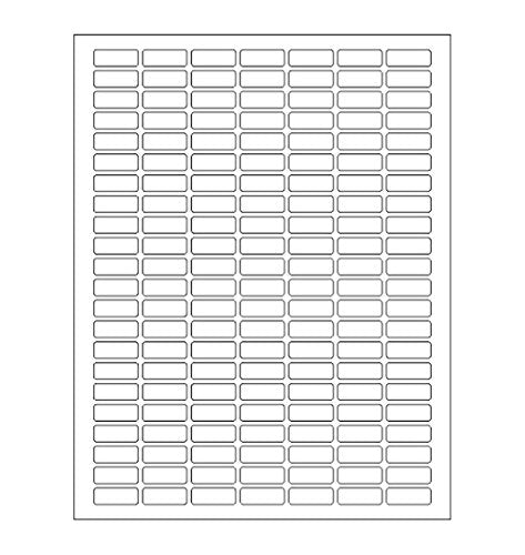White Rectangular Labels + Bonus Color Stickers - White Color-Coding Labels - Laser Printer Template Included 1630 Pack - color: White, size: 1630