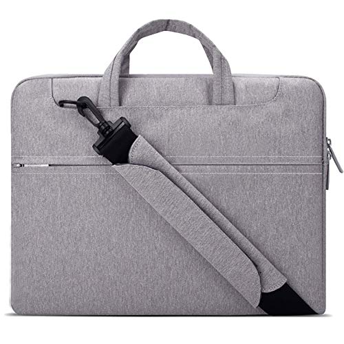 Lacdo 13 Inch Laptop Shoulder Bag Sleeve Case for 13 inch MacBook Pro 2012-2015/13 inch MacBook Air A1466 A1369 2010-2017 / Lenovo HP Dell Acer ASUS Chromebook 13, 13.8 inch Surface Laptop 7, Gray - color: Gray, size: Older MacBook Air Pro & 13 Inches