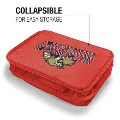 Campus Lab Caldwell University Primary Logo Insulated Soft Sided Lunch Box - Reusable Lunch Bag For School Office Work, BPA Free, Red - color: Caldwell University