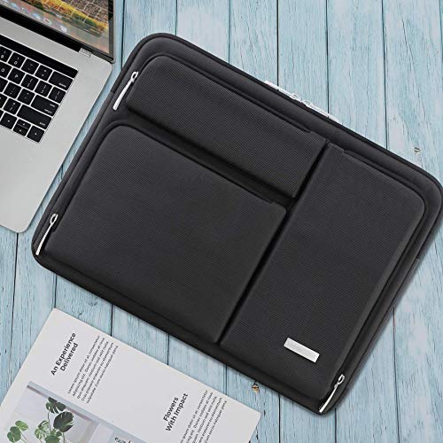 Lacdo Chromebook Case Laptop Sleeve for 11.6 inch Samsung HP Lenovo Dell Acer ASUS Chromebook, 13 inch Microsoft Surface Pro 11 Copilot+PC/Surface Pro 10 9 8 X, 11.6" MacBook Air Computer Bag, Black - color: Black, size: 11-11.6 Inch