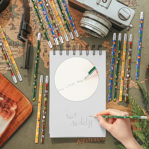 Xqumoi 60Pcs Camping Pencils with Erasers - 4 Designs #2 HB Pencils in Bulk Outdoor Camping Patterns Themed Stationery School Classroom Rewards Goodie Bag Fillers Stuffers Birthday Party Favors - style: Camping