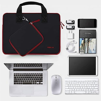 11.6 12.9 13 inch Elastic Laptop Sleeve with Small Case Compatible with 13 inch MacBook Neo Air Pro M5/M4/M3/M2/M1, iPad 13 12.9, XPS 13 and Most 11.6 12.9 13 inch Notebooks Tablets,B01K02 - color: B01k02, size: 11.6"-13"