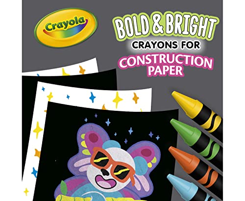 Crayola Construction Paper Crayons, School & Art Supplies, 24 Count, Assorted Co