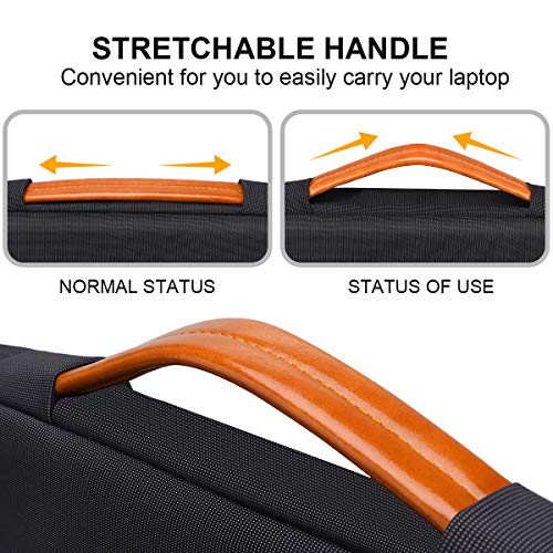Lacdo 360° Protective Tablet Sleeve Case for 13 inch New iPad Air M4 M3 M2 2026-2024, 13-inch iPad Pro M5 M4 2025-2024, 12.9 inch iPad Pro 6 5 4 3, iPad Pro Air 13 inch Sleeve, Tablet Case Bag, Black - color: Black, size: New iPad Pro Air 12.9-13 Inch