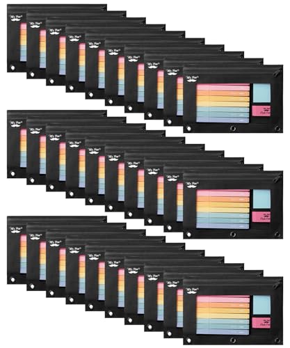 Mr. Pen- Pencil Pouch for 3 Ring Binder, 30 Pack, 10"x6.75", Smooth Zipper | Clear Window, Bulk Large Capacity Pencil Case with 3 Reinforced Grommets for School, Office, Supplies Storage | Clear Window, Bulk Large Capacity Pencil Case with 3 Reinforced Gr
