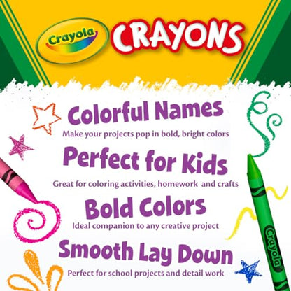 Crayola Jumbo Crayons Classpack (200ct), Large Toddler Crayons, Teacher Classroom Must Haves, Bulk School Supplies, Essential Preschool & Kindergarten Art Supplies - size: 200 Count (Pack of 1)