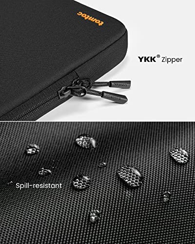 tomtoc 360 Protective Laptop Sleeve for 13-inch New Surface Pro 11th, Copilot+PC 2024, Surface Pro 10/9/8/X with Signature Keyboard/X Keyboard, Shockproof Water-Resistant Notebook Surface Case Bag | Shockproof Water-Resistant Notebook Case Bag for Surface