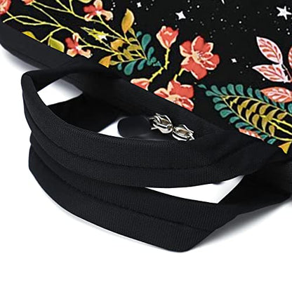 AMARY Laptop Sleeves 11.6" 12" Laptop Handle Bag Neoprene Notebook Carrying Pouch Chromebook Sleeves case (Flowers Moon) - color: Flowers moon