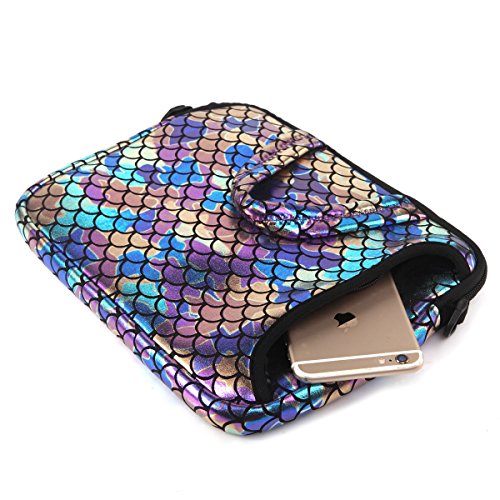 11.6-Inch Laptop Shoulder Messenger Carrying Bag Case Sleeve For 11" 11.6" 12" 12.5 inch Macbook/Notebook/Chromebook - color: Colorful