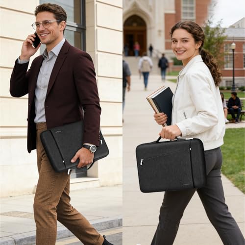 Ferkurn Laptop Case Sleeve for Men Women Chromebook Case Compatible with MacBook Air/Pro Lenovo Surface HP Dell ASUS Acer, 14 inch, Black - color: Black, size: 14 inch
