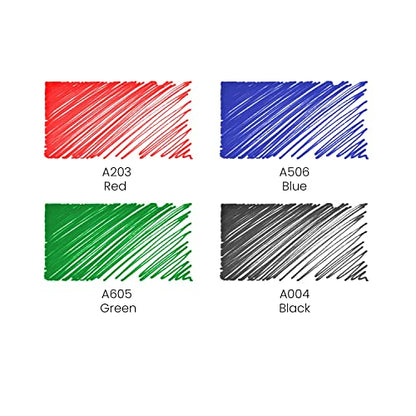 ARTEZA Permanent Markers, 24 Pens, 4 Classic Colors - style: Set 24, 4 Classic Colors