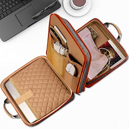 ZINZ Slim Expandable Laptop Case 15.6 Inch Sleeve Upgraded Protective Durable Recycled Carrying Case Compatible with MacBook 15" & 16" and Most 15" 15.6" 16" Notebook,D01G02 - color: D01g02, size: 15.6"
