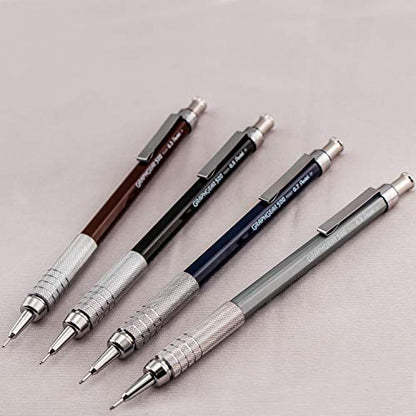 Pentel Graph Gear 500 Automatic Drafting Pencil, 0.7mm, Blue Barrel, 1 Pack (PG527BP) - style: 0.7mm