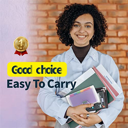 Mini Accordion File Organizer (7 inches * 4 inches) - 2 Pack 13 Pockets Expanding File Folders, Portable Receipt Organizer 100% Waterproof Plastic Receipt Organizer for Cards, Coupon, Receipt, Ticket