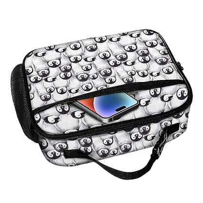 Penguin Lunch Bag Reusable Insulated Lunch Box Keep Food Cooler Thermal Lunch Tote for Women Men - color: Penguin