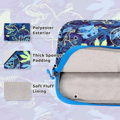 Choco Mocha Kids Tablet Sleeve Bag for Boys & Girls, (10-12.5Inch) - color: Ball-blue 12.5inch, size: 12.5inch(12.5 x 9.8 x 1.3)