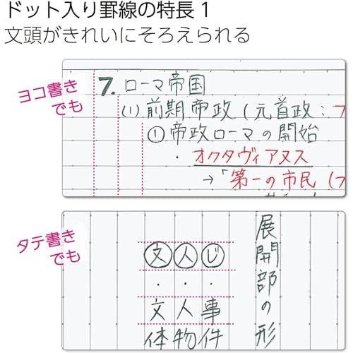 KOKUYO Composition Notebooks, 5 Pack Campus Semi-B5 Comp Book with Dot A 7mm Ruled, 30 Sheets, School Lined Notebook Acrylic Palette, Journal Notebook for Women Work Study Note Taking (NO-3CATN-L38X5) - color: ‎Acrylic Palette