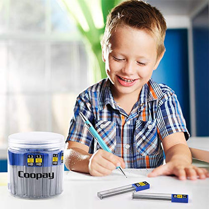 Coopay 720 Pieces Lead Refills 1.3 mm HB Break Resistant Mechanical Pencil Refills, 12 Pack Per Tube, 60 Tubes(1.3 mm) - style: 1.3 mm