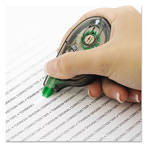 Tombow 68620 MONO Correction Tape, Non-Refillable, 1/6" x 394", White Tape - size: 1 Count (Pack of 1)