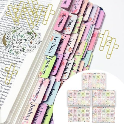 Bible Journaling Kit, Bible Cross Paper Clips, Bible Highlighters and Pens No Bleed - color: Set02