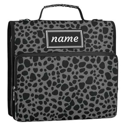 Kcldeci Zipper Binder Organizer 1.5inch 3 ring binder Bag for School and Office Expanding File Folder - color: F2