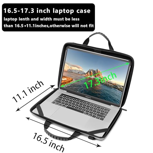 Laptop Case Hard Shell Laptop Bag for Men Women with Shoulder Strap - color: Silver, size: 14.1-15.6 inch laptop case