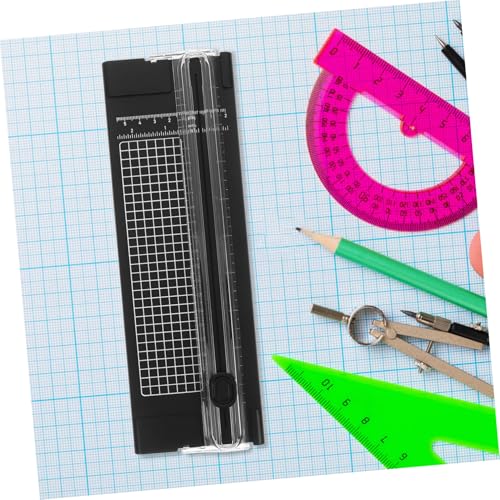 KALLORY Paper Cutting Tool Portable Paper Trimmer for Scrapbooking Accurate Invisible Cutter for Photos and Crafting Design for Home and Classroom Use