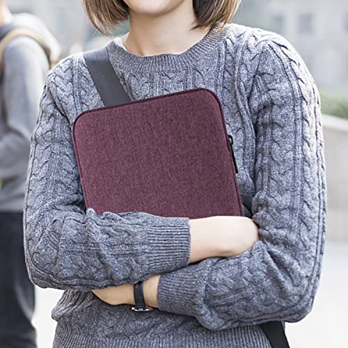 MoKo 7-8 Inch Tablet Sleeve Bag, Polyester Pouch Cover Case Slim Design | Fits iPad Mini (A17 Pro) 8.3" 2024, iPad Mini 6/5/4/3/2/1, Samsung Galaxy Tab S2 8.0, Tab A 8.0, ZenPad Z8s 7.9, Purple - color: Purple, size: 7-8 inch