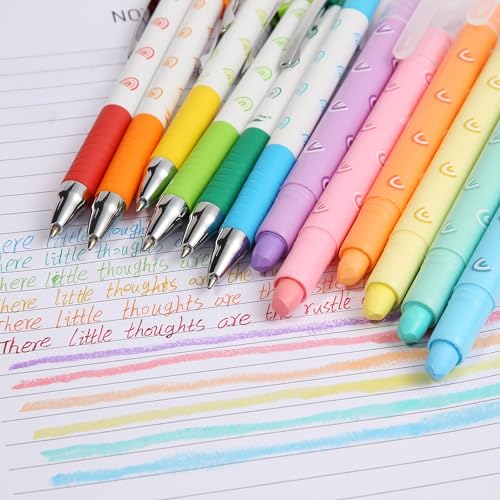 Mr. Pen- Bible Highlighters and Pens No Bleed, 12 Pack | Colorful Ink Pens for Highlighting, Bullet Journaling, Note-Taking, Summarizing, Bible Study, Planning, School and Office Use - color: Vibrant and Pastel