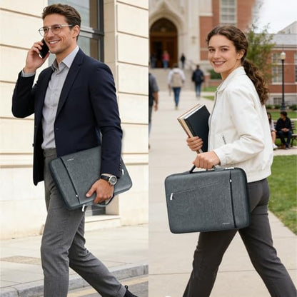 Ferkurn Laptop Case Sleeve for Men Women Chromebook Case Compatible with MacBook Air/Pro Lenovo Surface HP Dell ASUS Acer, 15.6 inch, Gray - color: Gray, size: 15.6 inch